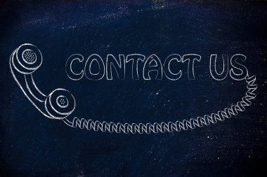 minimal telefonu illüstrasyon