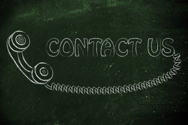 minimal telefonu illüstrasyon