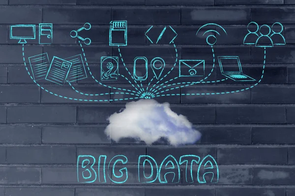 Concept of big data — Stock Photo, Image