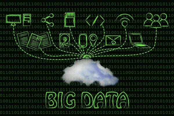 Concepto de big data — Foto de Stock