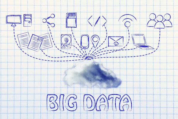 Concepto de big data — Foto de Stock