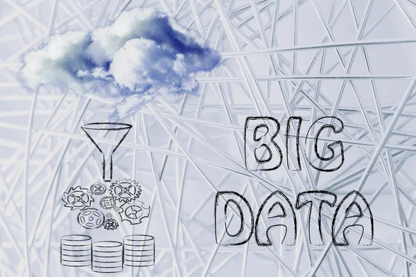 Big data et cloud computing — Photo