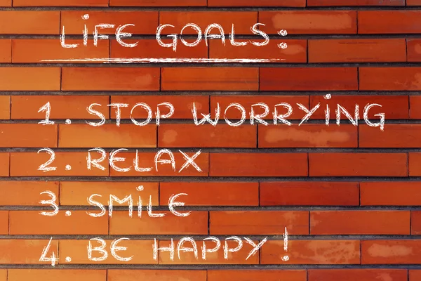 Happy lifestyle goals — Stock Photo, Image