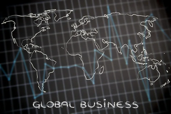 Global business concept — Stock Photo, Image