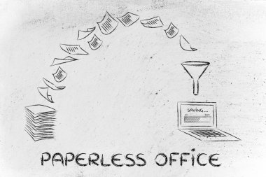 kağıtsız ofis kavramı