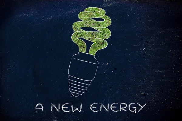 Yeni enerji kavramı — Stok fotoğraf