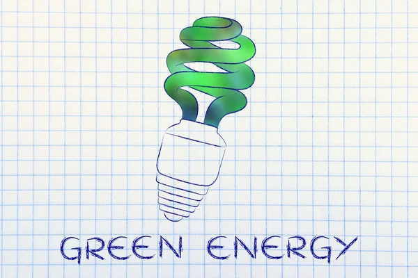 グリーン エネルギーの概念 — ストック写真