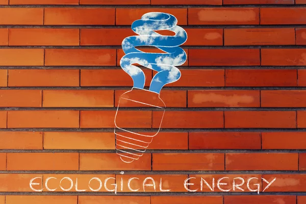 Concetto di energia ecologica — Foto Stock