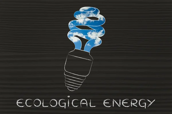 Concetto di energia ecologica — Foto Stock