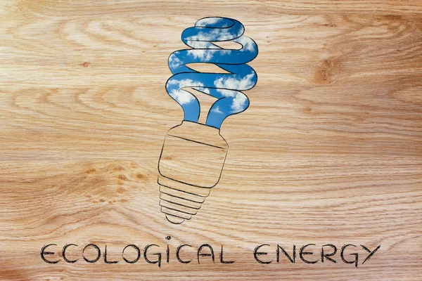 Concetto di energia ecologica — Foto Stock