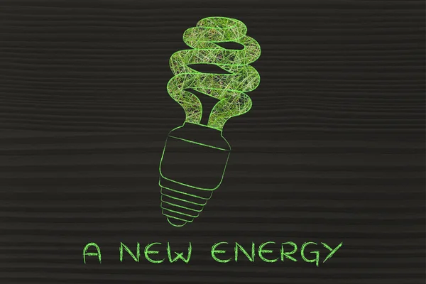 Yeni bir enerji kavram — Stok fotoğraf