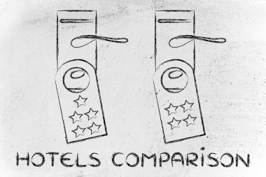 Otel illüstrasyon karşılaştırma