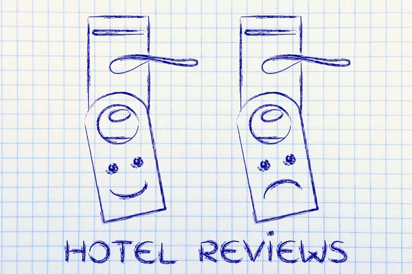 Hotelbewertungen Illustration — Stockfoto