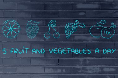 5 günde meyve ve sebze