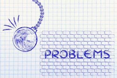 yaklaşık bir duvar ile metin sorunları yok etmek için kadarolanlar