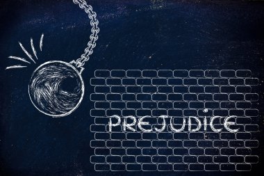 yıkım topu karşı önyargı kelime