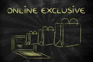 Sadece online illüstrasyon ürünleri satılan