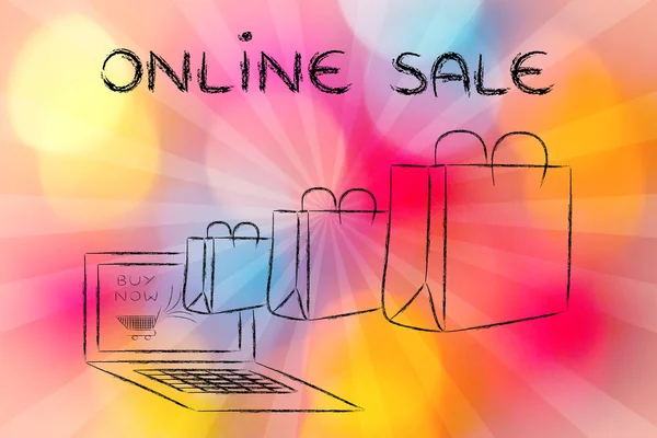 Online Sale illustration — Stock Photo, Image