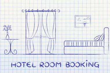 otel rezervasyon, odası iç tasarım