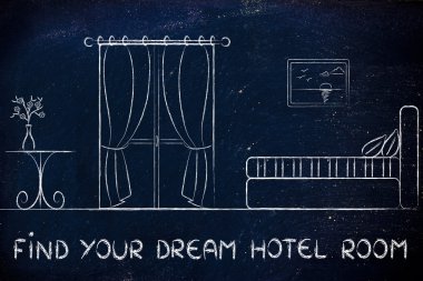 bulmak senin rüya otel odası iç tasarım