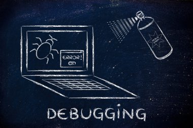 bilgisayar hata karşı komik sprey