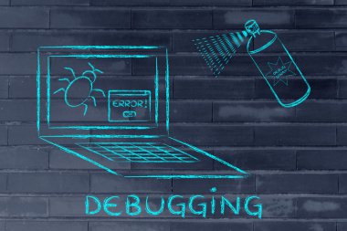 bilgisayar hata karşı komik sprey