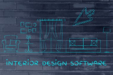 iç tasarım alet ve yazılımları