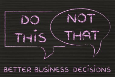 daha iyi iş kararları hakkında ipuçları