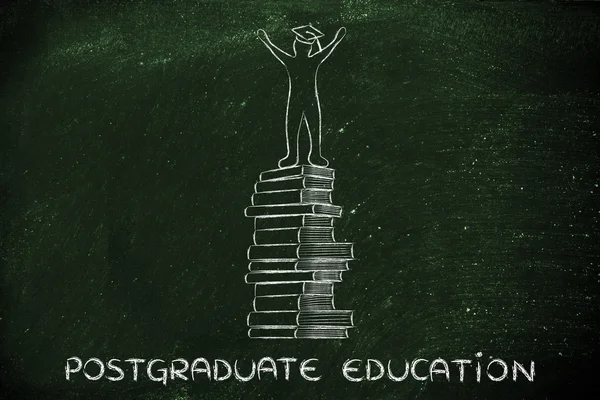 Osobní život úspěchy: postgraduální vzdělávání — Stock fotografie
