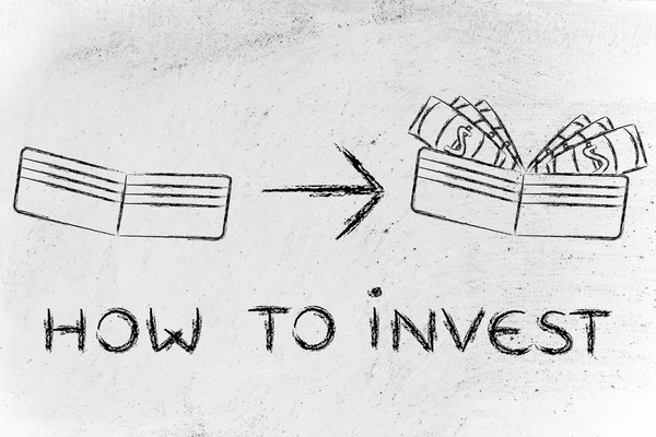 Comment investir concept — Photo