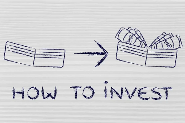 How to invest concept — Stock Photo, Image