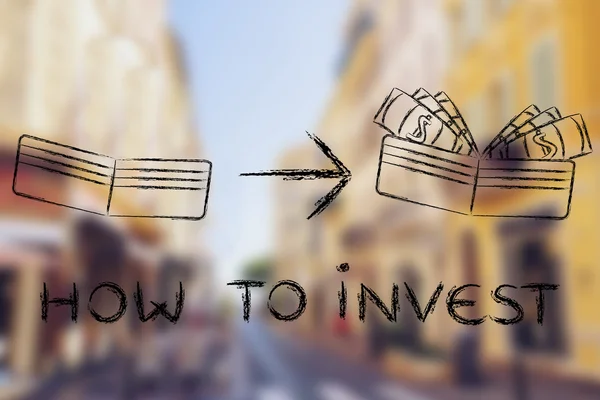 How to invest concept — Stock Photo, Image