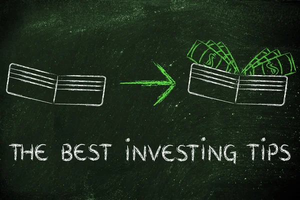 As melhores dicas de investimento — Fotografia de Stock