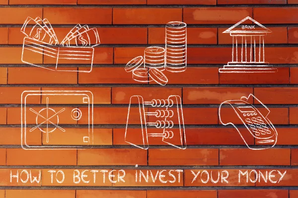 How to make better investments concept — Stock Photo, Image