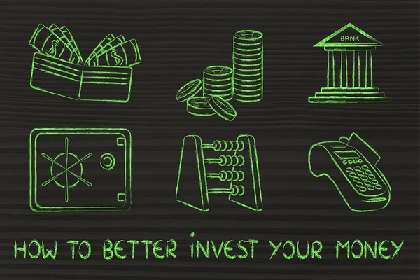 Como fazer melhor conceito de investimentos — Fotografia de Stock