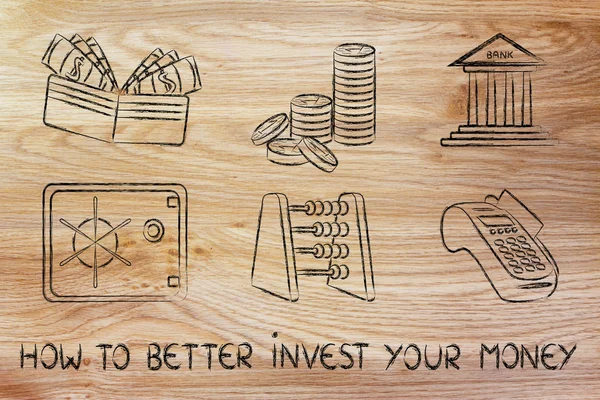 How to make better investments concept — Stock Photo, Image