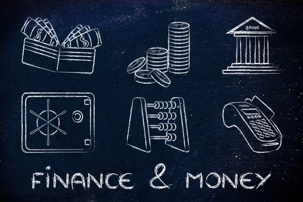 Concept of finance & money — Stock Photo, Image