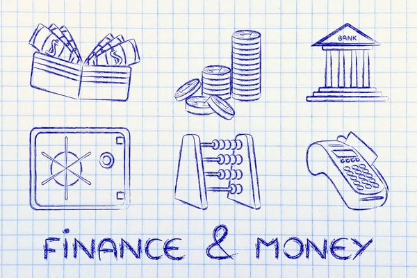 Concepto de finanzas y dinero — Foto de Stock