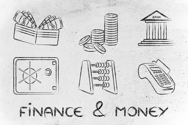 Concept of finance & money — Stock Photo, Image