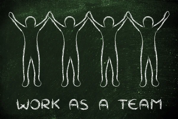 Concept of work as a team — Stock Photo, Image