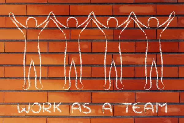 Concept of work as a team — Stock Photo, Image