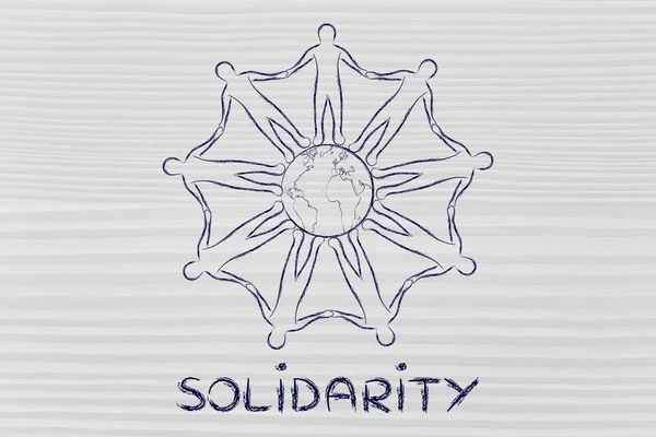 Concepto de solidaridad — Foto de Stock