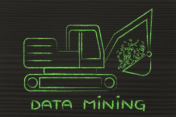 Concept of data mining — Stock Photo, Image