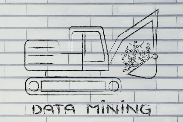 Concepto de minería de datos —  Fotos de Stock