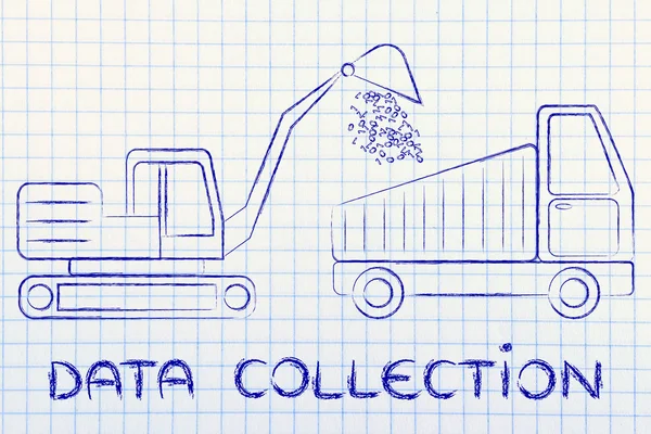 Concept of data collection — Stock Photo, Image