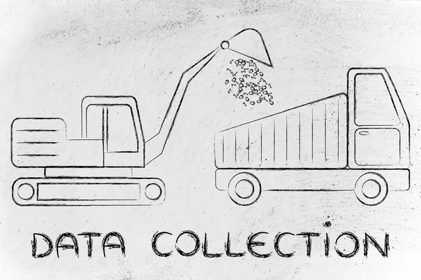 Concept of data collection — Stock Photo, Image