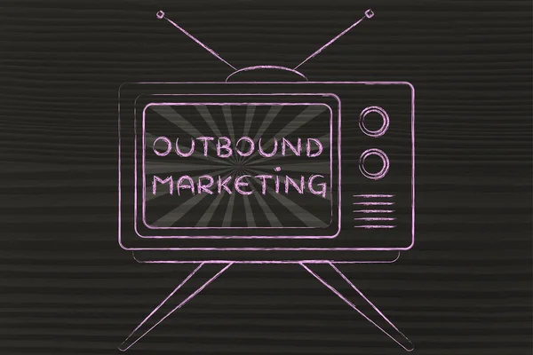 concept of tv outbound marketing