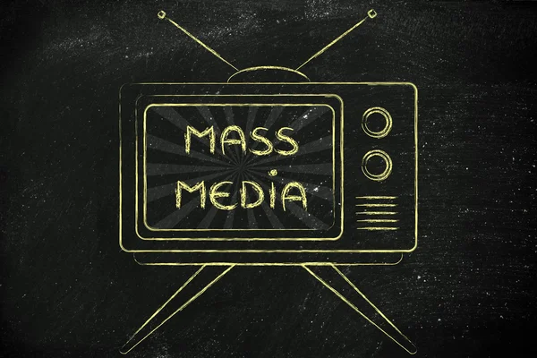Concept of mass media — Stock Photo, Image
