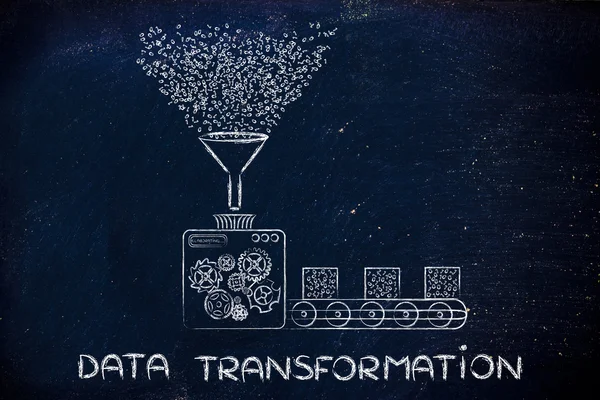 Concept de transformation des données — Photo