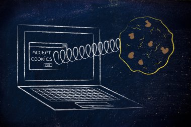çerezleri ve Web sitesi verilerini gösteren resim